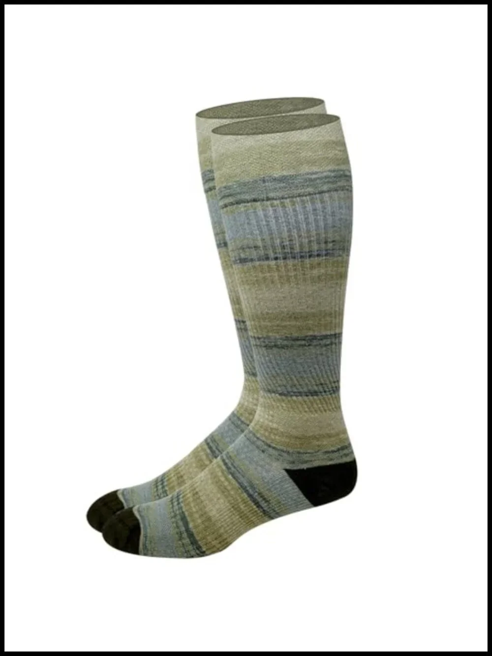 Knee High Wool Compression Hiking Ski Socks